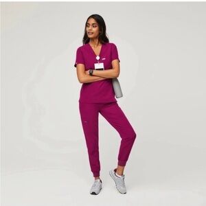 FIGS MAGENTA JOGGER SCRUBS - BOTTOMS ONLY